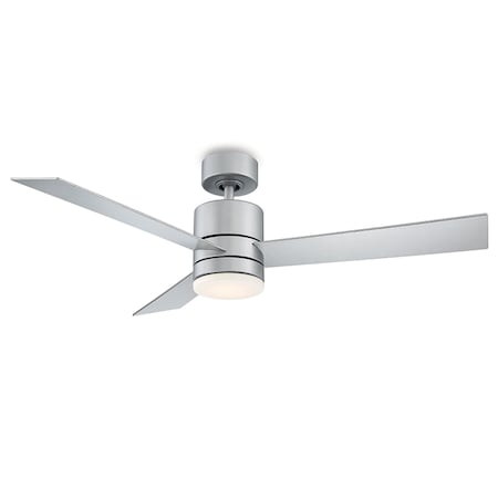 Axis 3-Blade Smart Ceiling Fan 52in Titanium With 3000K LED Light Kit And Remote Control